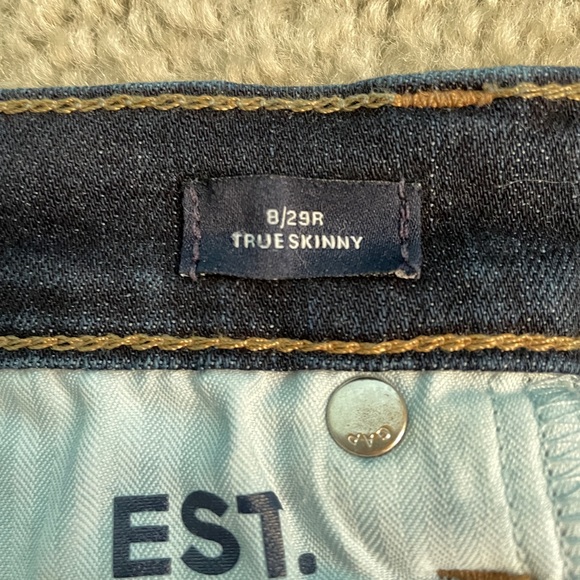GAP Women’s True Skinny Jeans Size 8 (29R) - Picture 2 of 4